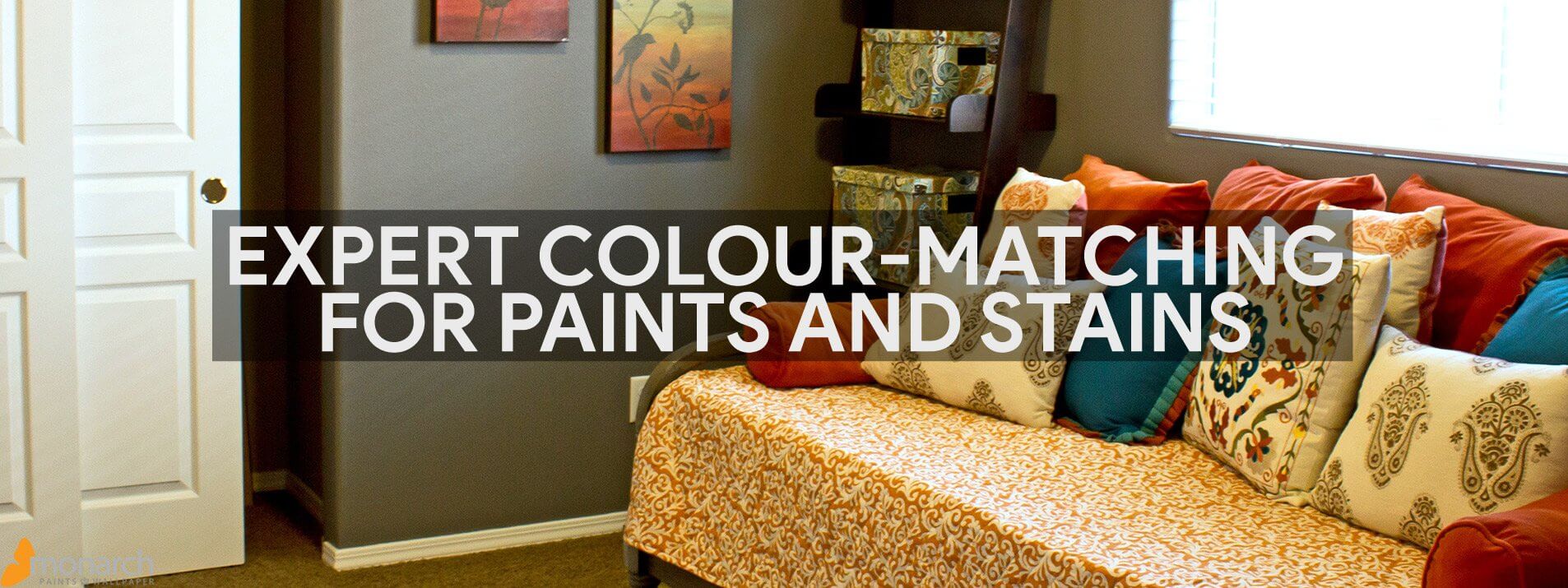 Banner: We provide expert colour matching for paints and stains